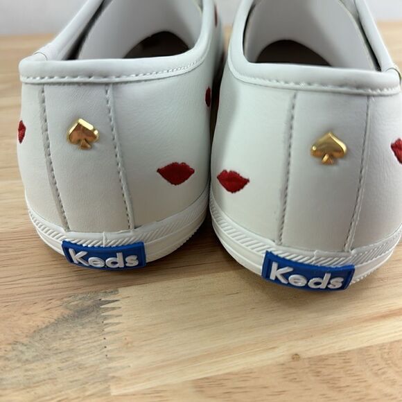 Keds X Kate Spade Champion KS Casual Sneakers- Ember White - Size 8.,5 M- NIB - Picture 8 of 9